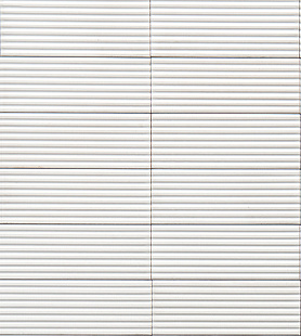 M96H Bianco Struttura Pleat 3D