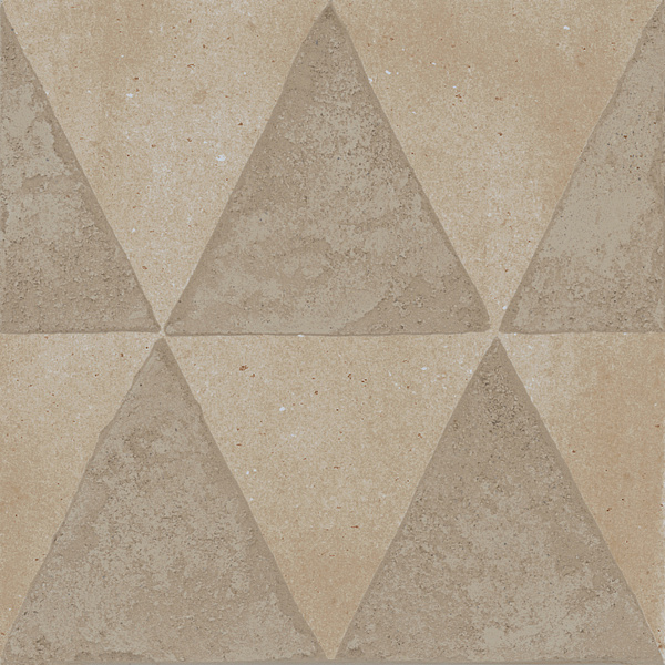 Керамогранит MARAZZI ARTCRAFT 20x20 MH0U Artcraft sabbia decoro triangoli Керамогранит MARAZZI ARTCRAFT 20x20 MH0U Artcraft sabbia decoro triangoli
