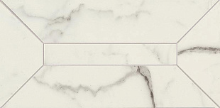 Олмарбл Скульптура Бордюр Люкс / Allmarble Statuario 3d MMR5 listello lux