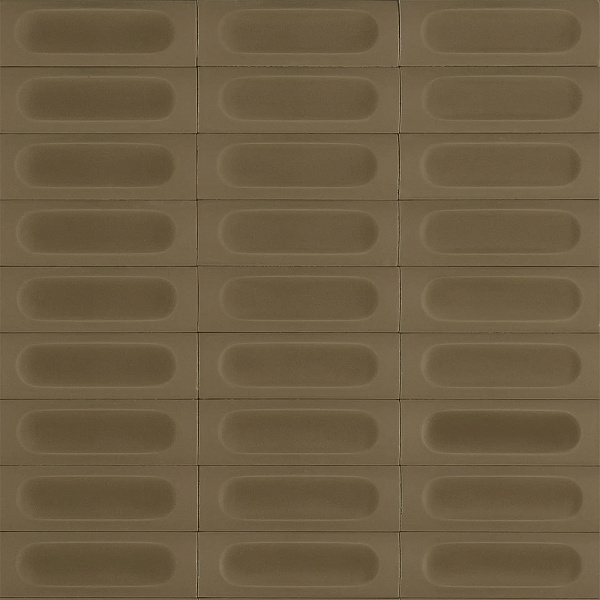 Керамогранит Marazzi Конфетти / CONFETTO 5x15 MEUZ Kaki Struttura Savoiardo 3D