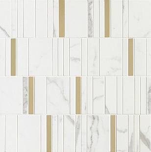 M8H9 Statuario Mosaico Barcode Lux
