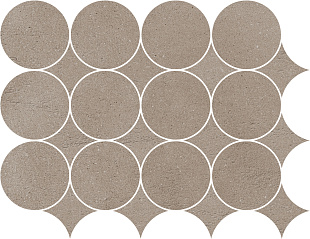 Сдержанность Глина Мозаика Круговой / MP2U Slow Argilla mosaico Circolare rt