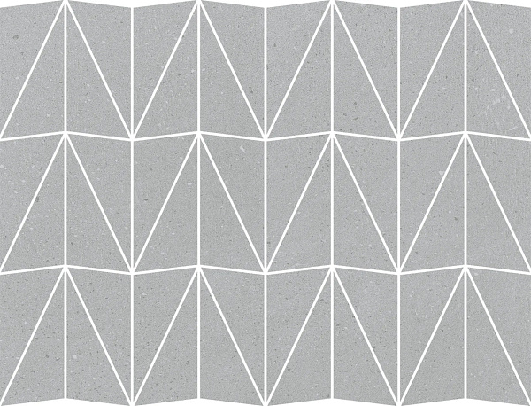 Мозаика MARAZZI SLOW COLD 29x39 MPF3 Cemento Mosaico Triangoli RT