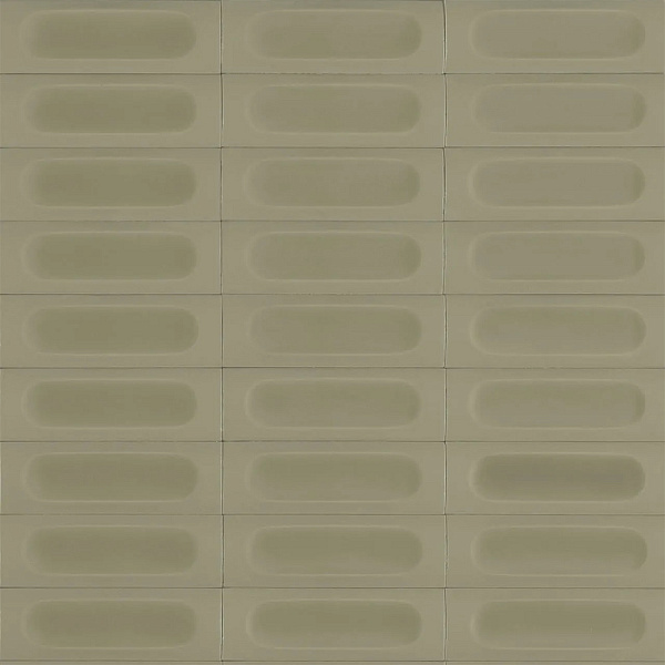 Керамогранит Marazzi Конфетти / CONFETTO 5x15 MEV0 Salvia Struttura Savoiardo 3D