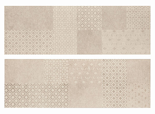 Слоновая кость Серо-коричневый Декор / Ivory / Taupe M04S decoro PATTERN
